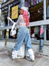 "READY FEST" LUX denim pants P7902 - blue